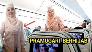 INTIP AKTIFITAS PRAMUGARI HIJAB SAAT DI DALAM PESAWAT ‼️ PRAMUGARI BERHIJAB 2024