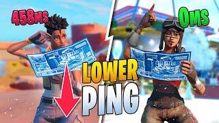 HOW To LOWER Your PING On Fortnite!!