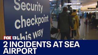 Two incidents at SEA Airport during busy travel season | FOX 13 Seattle