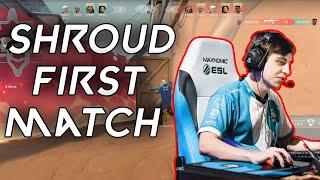 Shroud First Time Playing Valorant