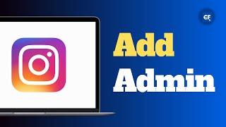 How to Add Admin on Instagram