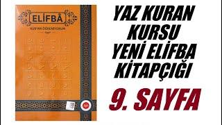 Yeni Elifba 2. Konu - Sayfa 9