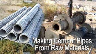 Making Cement Pipes: From Raw Materials to Finished Product