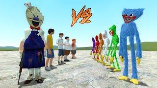 ICE SCREAM 6 VS HUGGY WUGGY COLOR!! Garry's Mod Sandbox [Poppy Playtime]