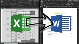 (2/2) Automating Word Documents from Excel - No VBA - Building Forms and Using Formulas