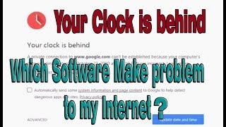Your Clock Is Ahead / Behind Error | Can't Fix The Clock is Behind Error?