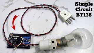 Ek Circuit Se Ac Bulb Ko Blinking Light Banaye | Make A Bulb A Blinking Light From A Circuit |