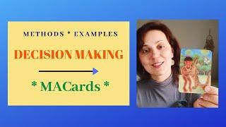 MACards DEMO Session - CHOOSING a VACATION PLACE  (Decision Making 101 series)