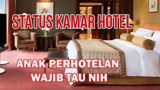 Status of Hotel Rooms ⁉️Student of Hospitality Must Know Here