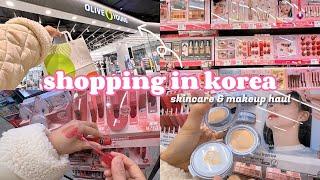 shopping in korea vlog  2023 new skincare & makeup haul at Oliveyoung