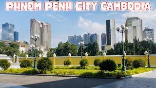4K Phnom Penh City Evening Street View   Cambodia 2022