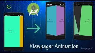 VIewpager Animation Android just in 2 min (Source code available)