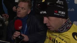 Wout van Aert - Interview at the finish - E3 Saxo Classic 2024