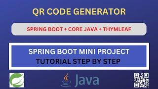 Spring Boot Project | Generate QR Code | In Hindi