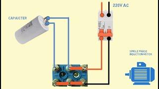 Connect Your Single Phase Motor with Just One Capacitor - Learn How Now!