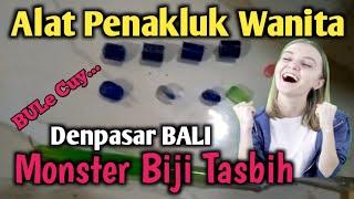 Process of Making Monster Tasbih Seeds Ordered by Caucasians Denpasar Bali