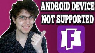 How To Fix Fortnite Android Device Not Supported