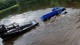 RC EXTREME PICTURES,RC BOAT LAUNCH PRO BOAT AEROTROOPER&EXTREME 4X4 TRUCK ADVENTURES.