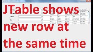 Java SWING #12 - Add New Row in jTable java | Netbeans SQlite (mysql)