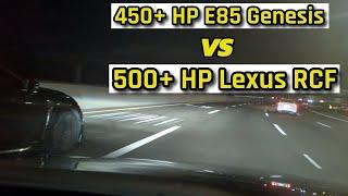 450+ HP E85 GENESIS 5.0 VS FBO 500+ HP 2019 LEXUS RCF #race #cars