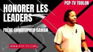 Honorer les Leaders Frère Christopher Gaman (03 Aout 2024) PCP-Tv