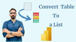 How to convert a table to a list in Power Query? |  Power BI | Power BI Consulting Pro