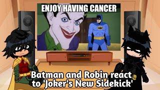 Batman and Robin react to 'Joker's New Sidekick' | GRV