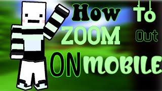 HOW TO ZOOM OUT ON MINECRAFT IPAD! 