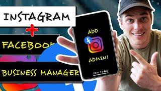 How to ADD ADMIN on Instagram Page Tutorial! (Using Facebook Business Manager 2022)