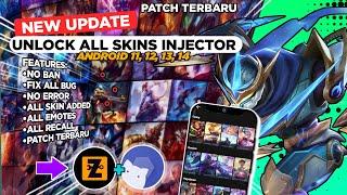 UPDATE!! LATEST ML INJECTOR APP UNLOCK ALL SKIN | INJECTOR APP MOBILE LEGENDS 2024 | ZENHUB GFX