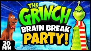  The Grinch Brain Break Party  Freeze Dance  Christmas  Just Dance