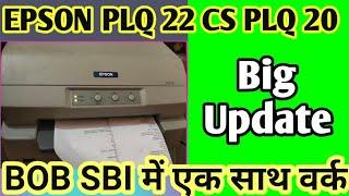 How to install Passbook Printer Epson PLQ 22 CS In BOB And SBI BC CSP || Peri Service || Micro ATM