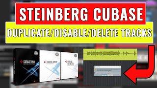 Steinberg #Cubase: Duplicate, Disable, & Delete Tracks in Steinberg Cubase - OBEDIA Cubase Training