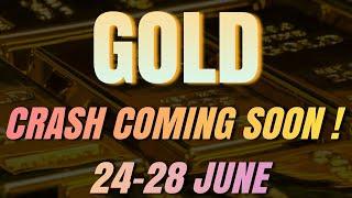 Gold Price Crash Prediction & Analysis | Gold Trading Strategy For Next Week 24-28 June