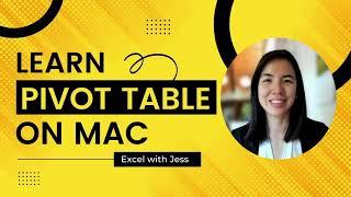 Create a Pivot Table on your Mac Excel (Easy Tutorial and Step by Step Guide for Beginners)