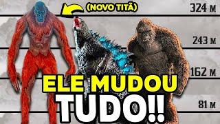 VERDADEIRA ALTURA do SCAR KING em GODZILLA x KONG: O NOVO IMPERIO