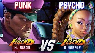 SF6 ▰ PUNK (M.Bison) vs PSYCHO (Kimberly) ▰ High Level Gameplay
