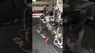 Our supported team Motorapido Ducati warming up Tommy Bridewell's #ducati #panigale #v4 Sounds great