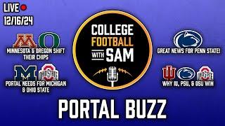 CFB Transfer Portal Show: PSU, Minnesota, Oregon, & Michigan Land Big Names + Why PSU, IU, & OSU Win