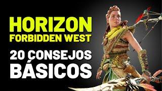 HORIZON FORBIDDEN WEST, 20 CONSEJOS básicos que DEBES SABER