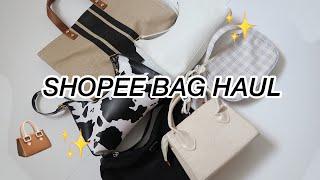 AFFORDABLE SHOPEE BAG HAUL/BAG COLLECTION | Arianne Sumando