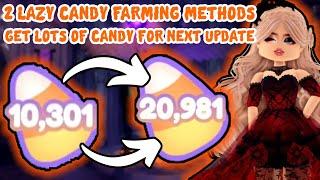 The Best 2 Lazy Candy Farming Methods To Get Candy Fast For Halloween Update Part 2 Royale High