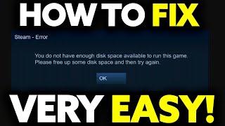 How To Fix Steam Not Enough Disk Space Error [Very EASY!]