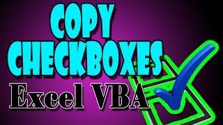 Copy Multiple Checkboxes or Activex Controls in Excel VBA