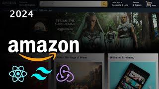 Amazon Clone in React, Tailwind CSS & Redux [2024]