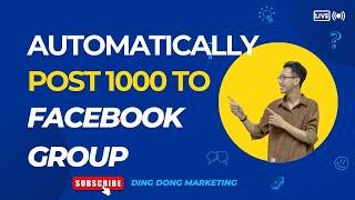 How To Auto Post Multiple Facebook Group At The Same Time | Facebook Automatic Posting