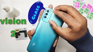 Camera Glass Protector Install In Itel Vision 2 | It is very easy to install glass /Enjoy This Video