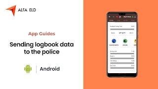 Android | How to transfer logbook data to the police