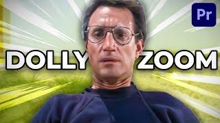 How To Create A DOLLY ZOOM EFFECT (Premiere Pro)