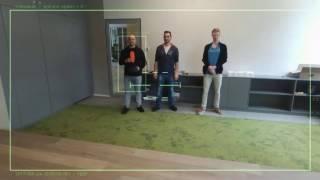 opencv python drone - mark a person to be tracked with an object